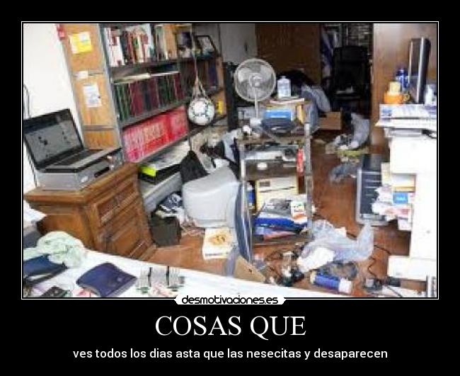 COSAS QUE -