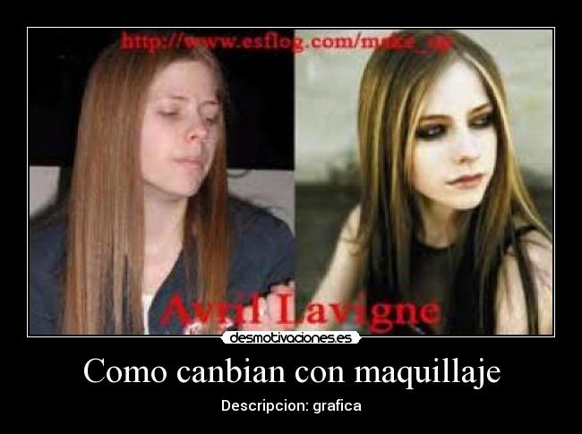 Como canbian con maquillaje - 