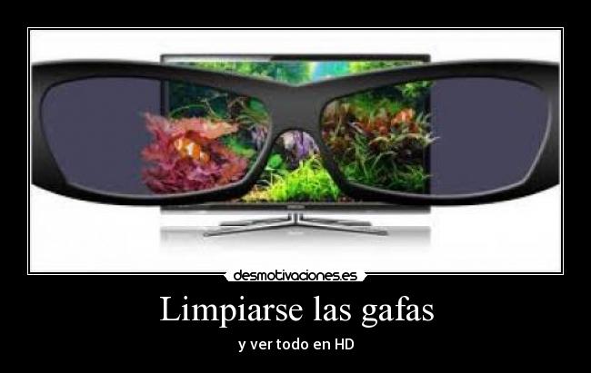 Limpiarse las gafas -