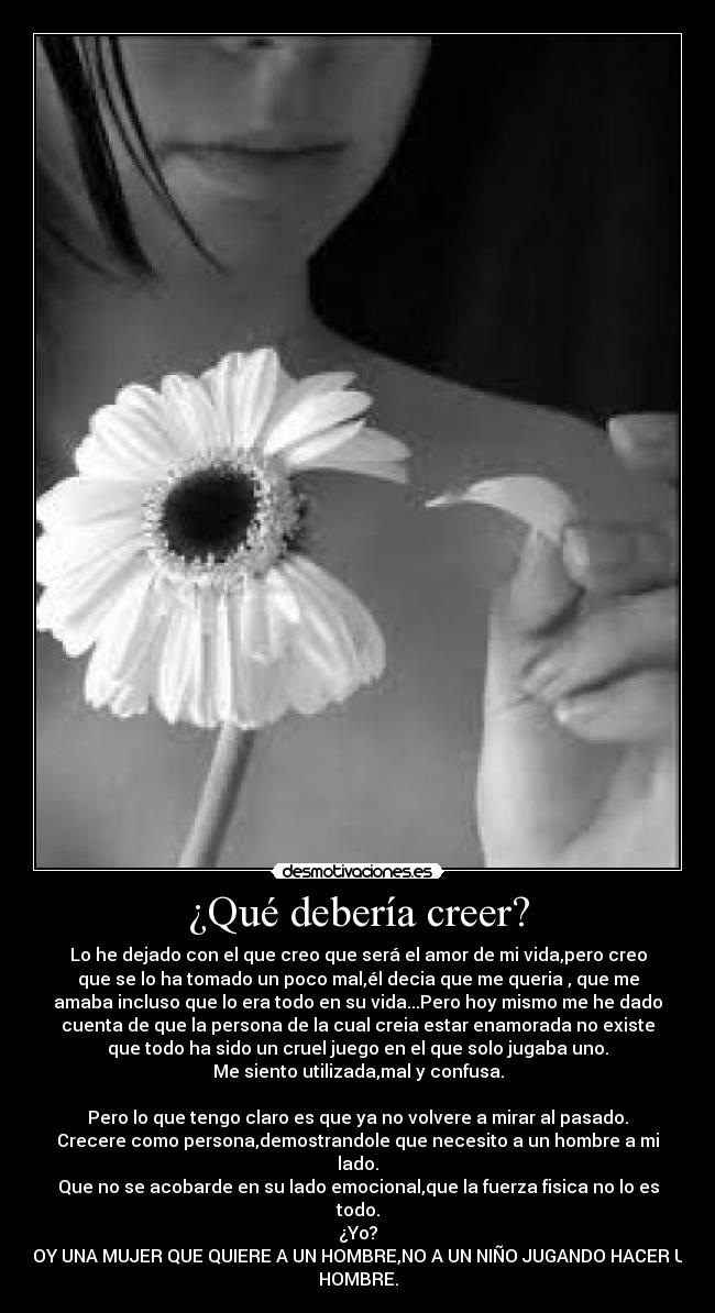 ¿Qué debería creer? -