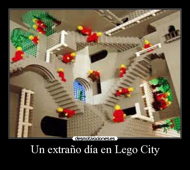 carteles extrano dia lego city desmotivaciones