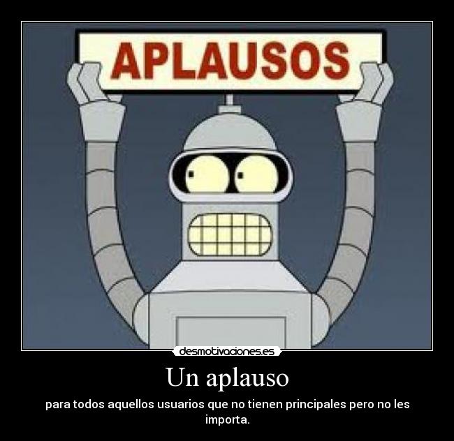 Un aplauso -