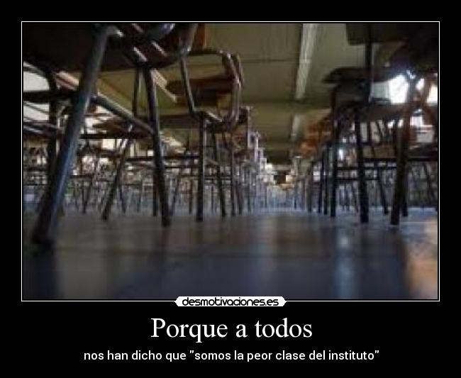 carteles clases desmotivaciones