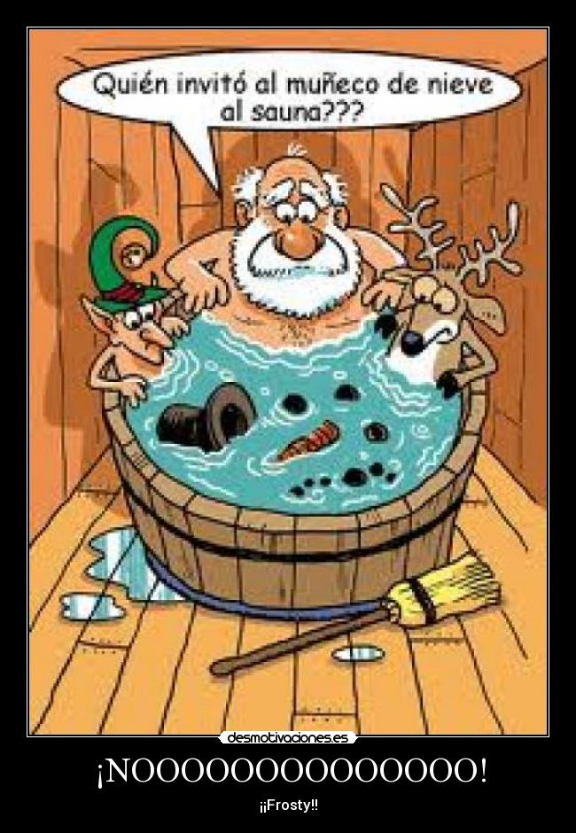 ¡NOOOOOOOOOOOOOO! -