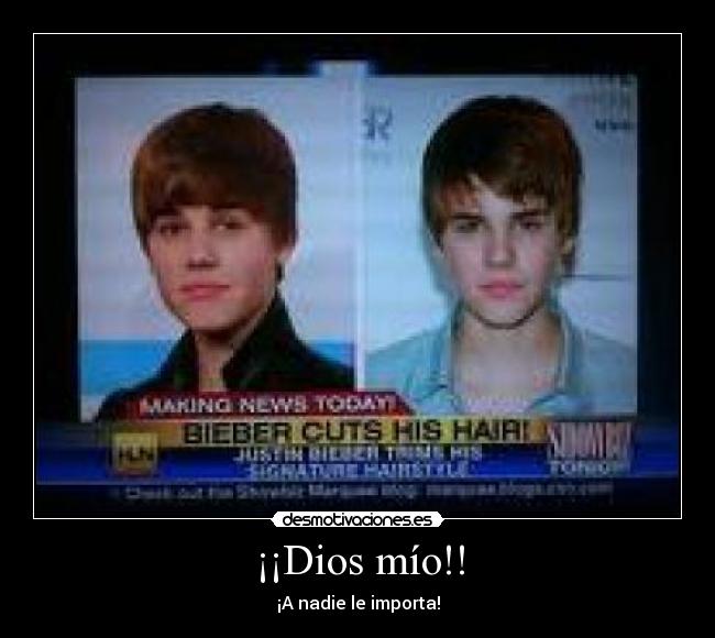 ¡¡Dios mío!! - ¡A nadie le importa!