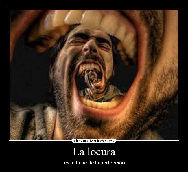 La locura - es la base de la perfeccion
