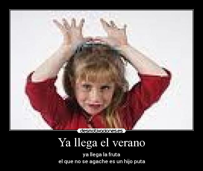 Ya llega el verano -