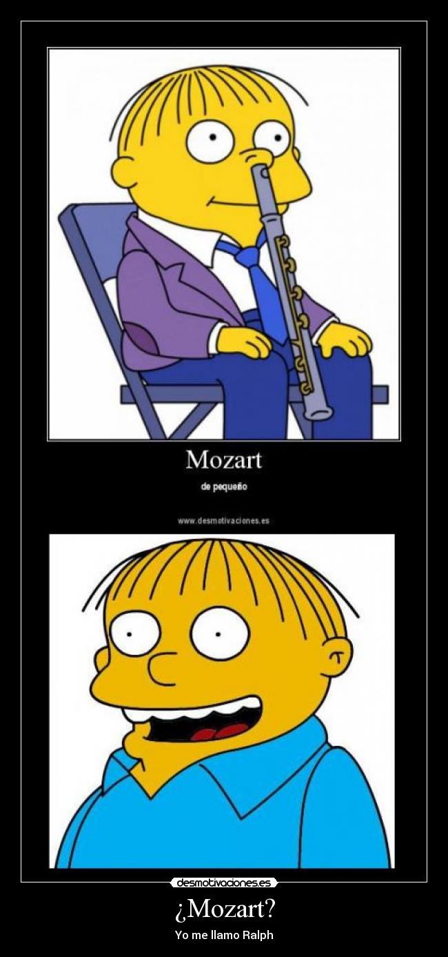¿Mozart? - Yo me llamo Ralph