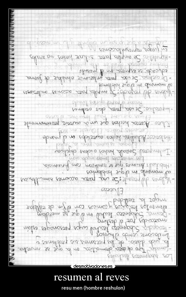 resumen al reves - resu men (hombre reshulon)