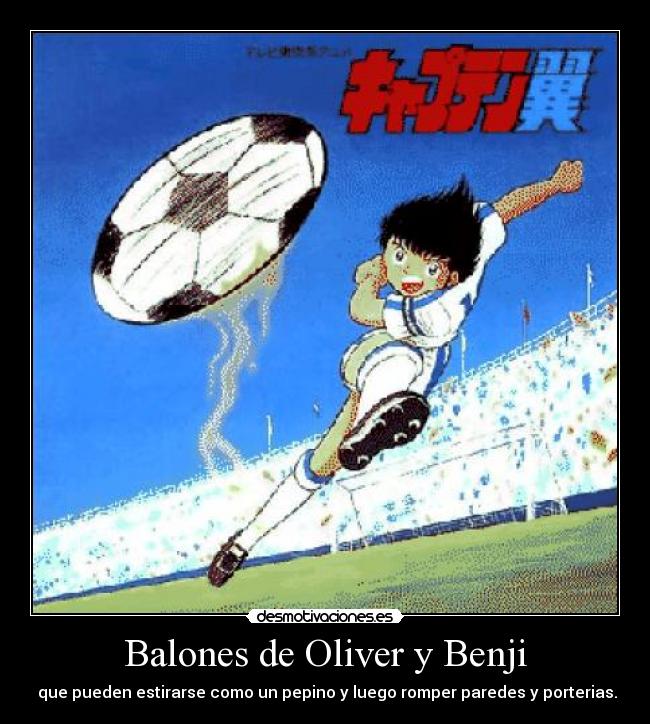 Balones de Oliver y Benji -