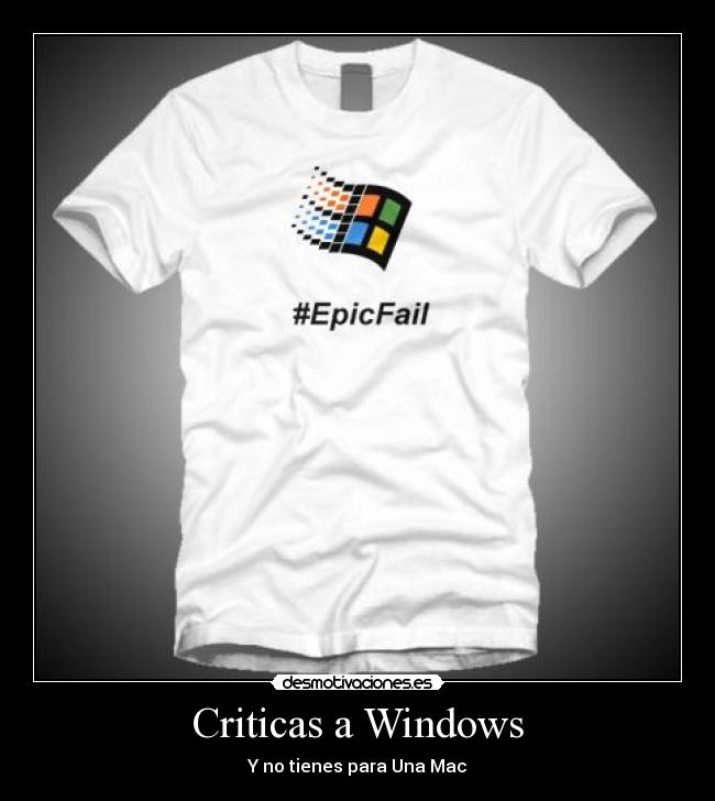 Criticas a Windows - 