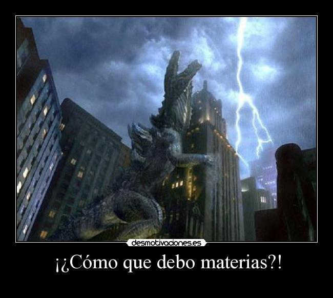 ¡¿Cómo que debo materias?! - 