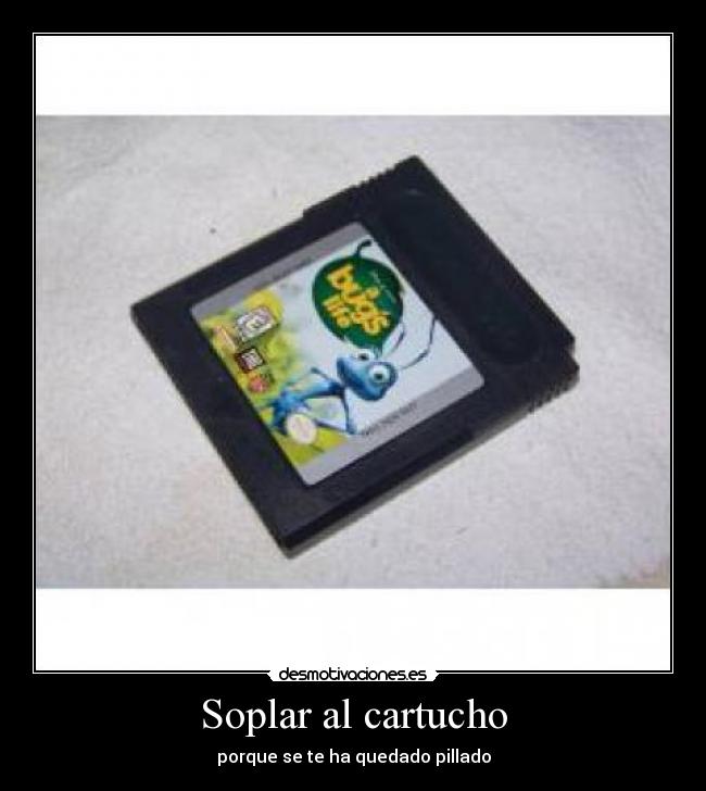 Soplar al cartucho -