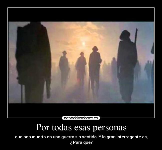 Por todas esas personas -