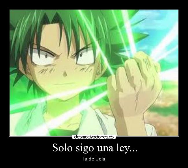 carteles ueki ley solo desmotivaciones