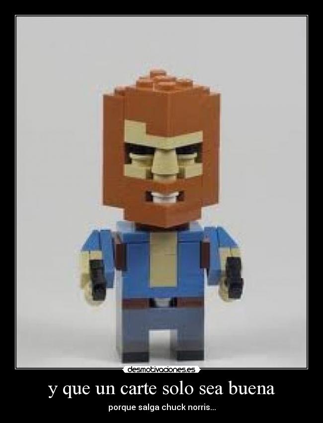 y que un carte solo sea buena - 