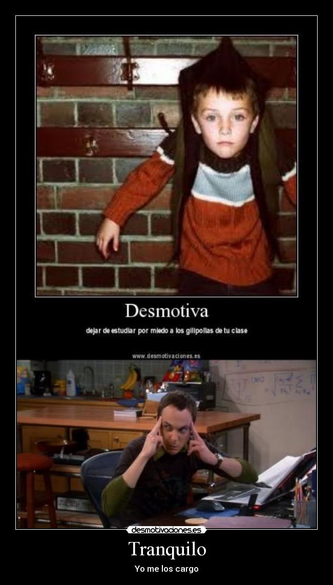 Tranquilo - Yo me los cargo