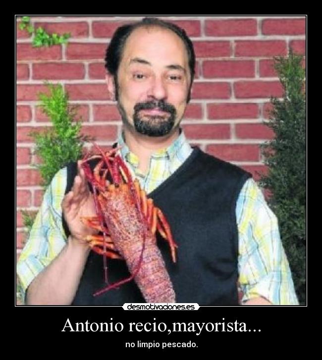 Antonio recio,mayorista... - 