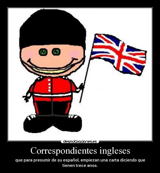 Correspondientes ingleses - 