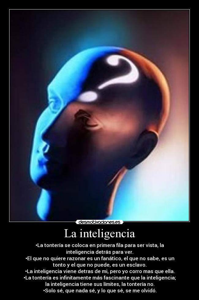 La inteligencia -