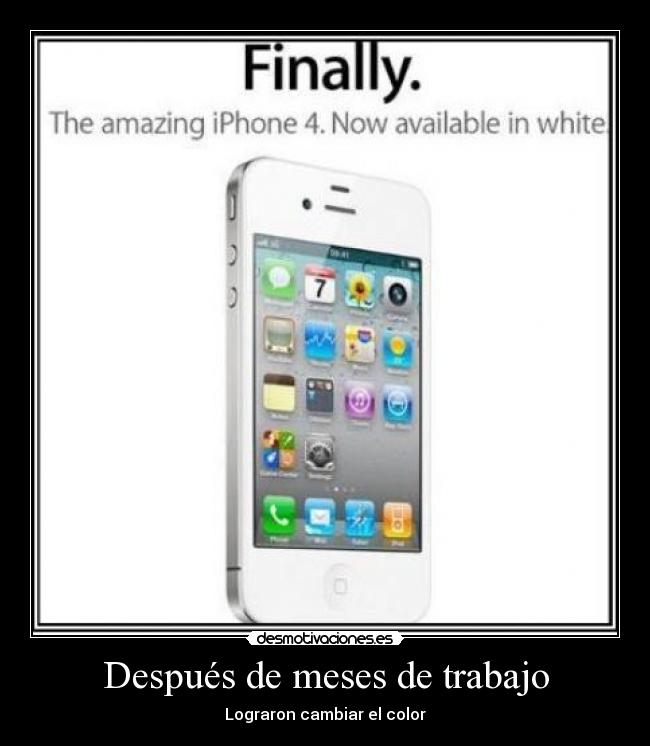 Después de meses de trabajo - Lograron cambiar el color