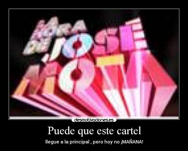 Puede que este cartel -