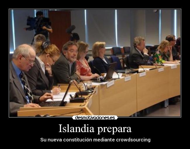 Islandia prepara - Su nueva constitución mediante crowdsourcing