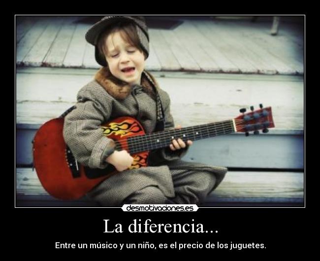 La diferencia... -