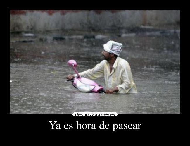Ya es hora de pasear -