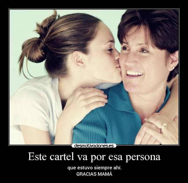 Este cartel va por esa persona - 
