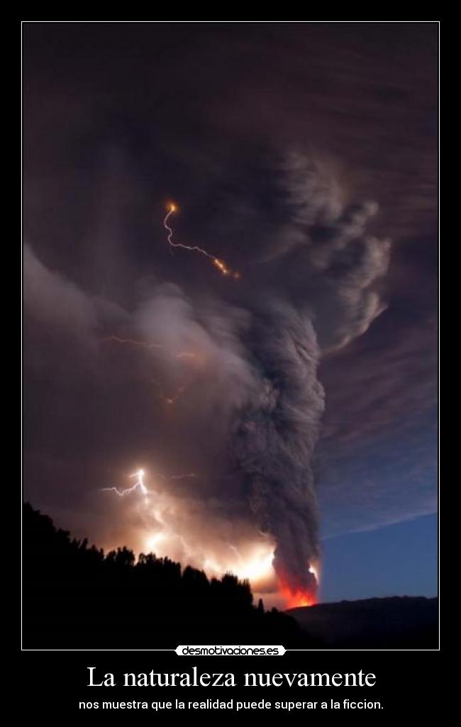 La naturaleza nuevamente -