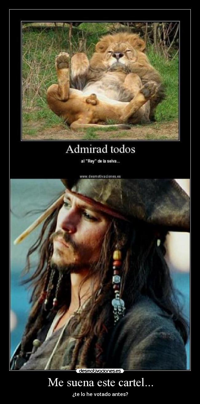 Me suena este cartel... - ¿te lo he votado antes?