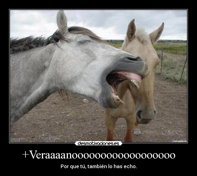 +Veraaaanoooooooooooooooooo - Por que tú, también lo has echo.