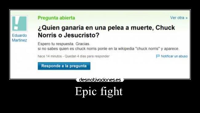 Epic fight  - 