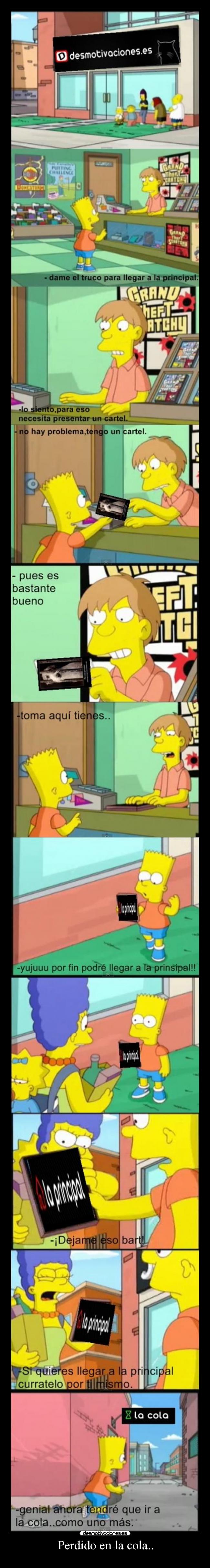 Perdido en la cola.. -