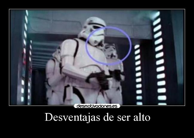 Desventajas de ser alto -