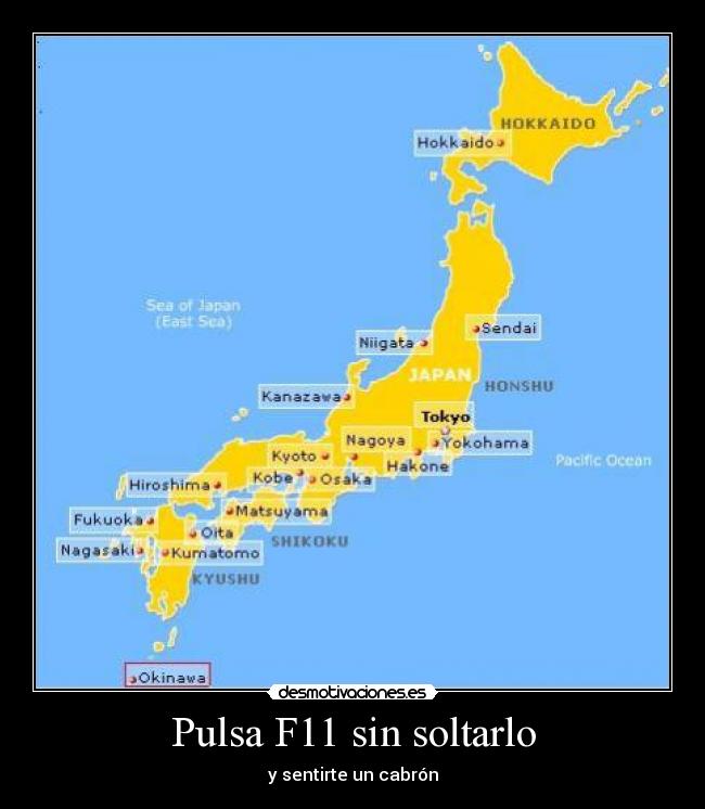 Pulsa F11 sin soltarlo - y sentirte un cabrón