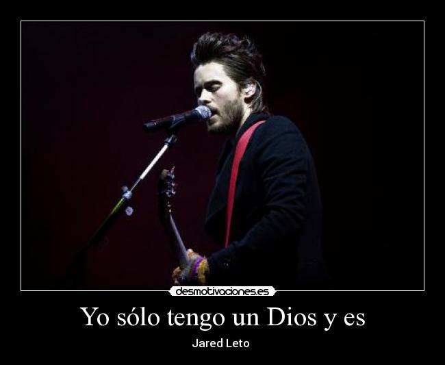 carteles dios jared leto seconds mars desmotivaciones