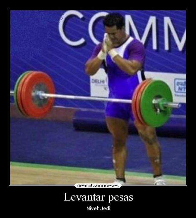 Levantar pesas -