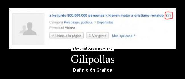 Gilipollas - Definición Grafica