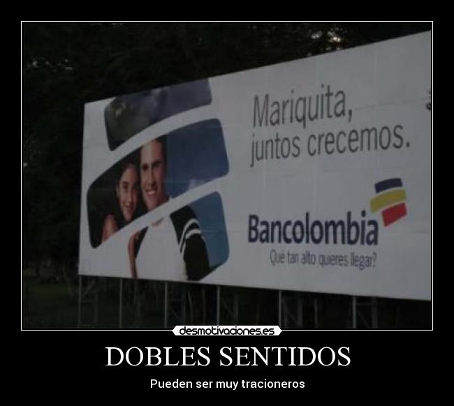 DOBLES SENTIDOS -