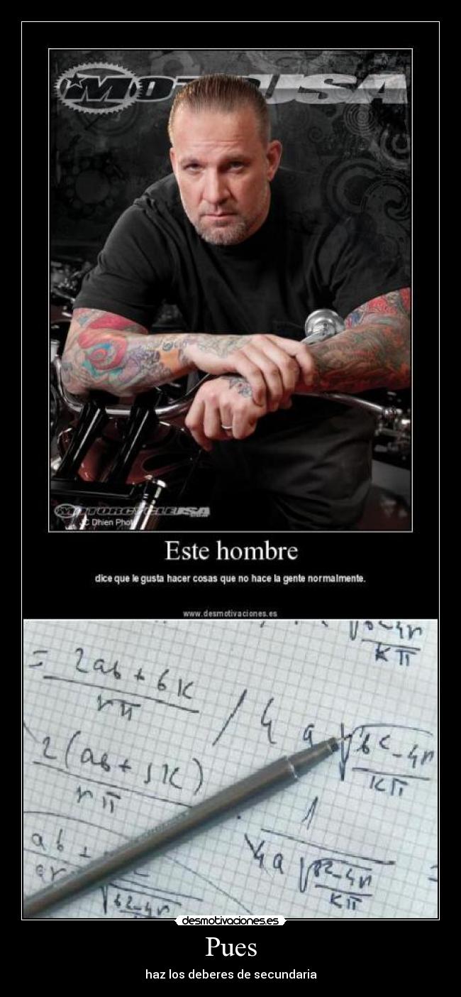 Pues - haz los deberes de secundaria
