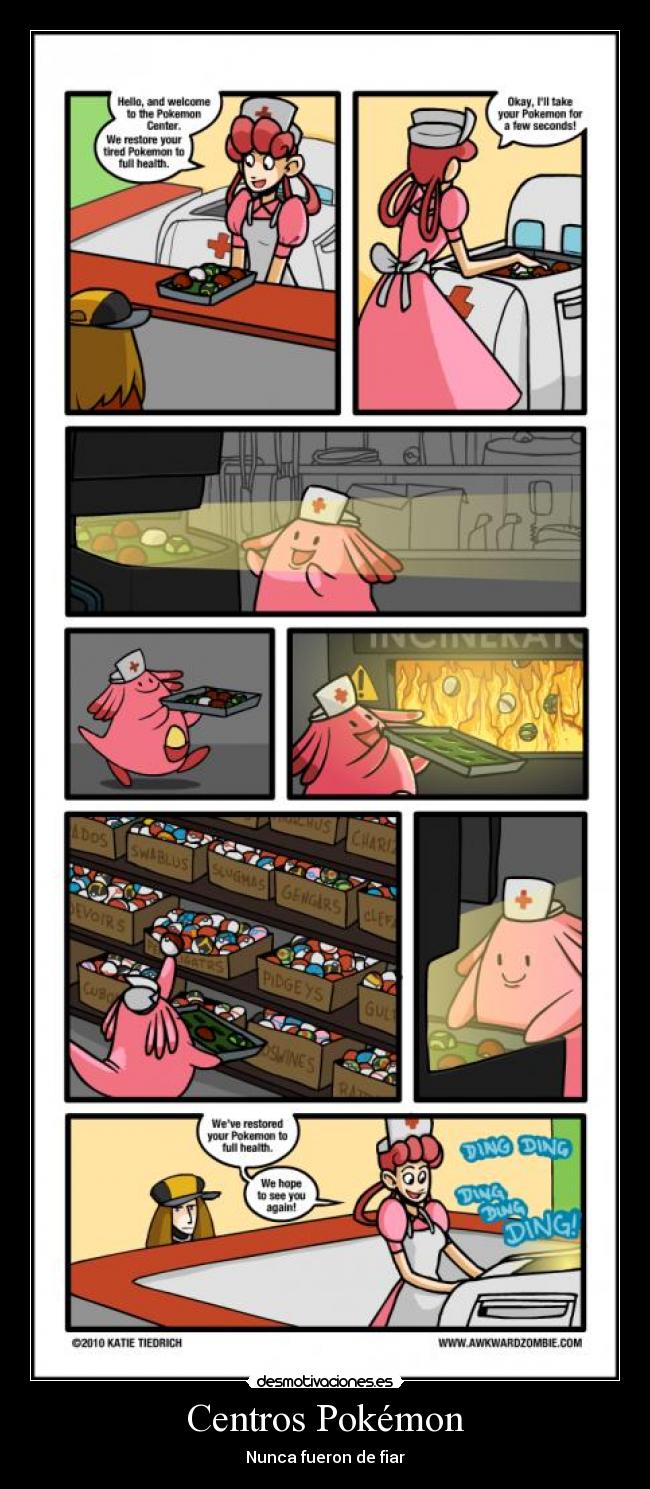 Centros Pokémon - Nunca fueron de fiar