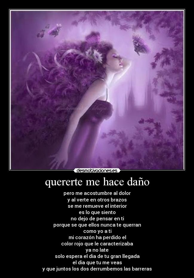 quererte me hace daño - 