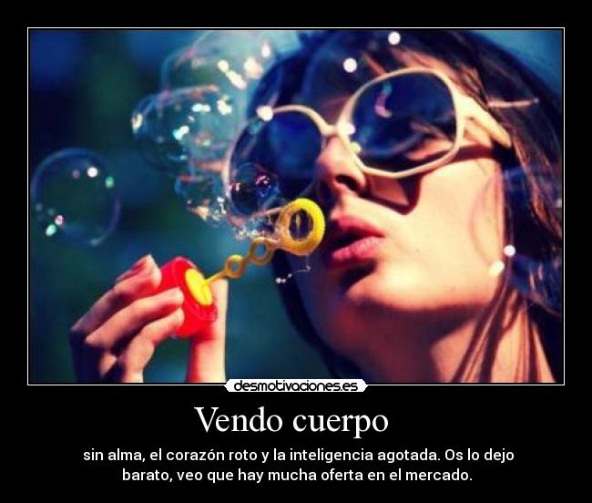 Vendo cuerpo  - 