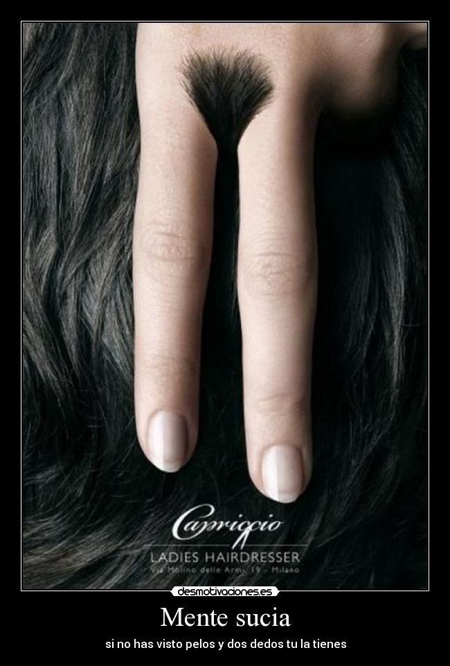 Mente sucia -