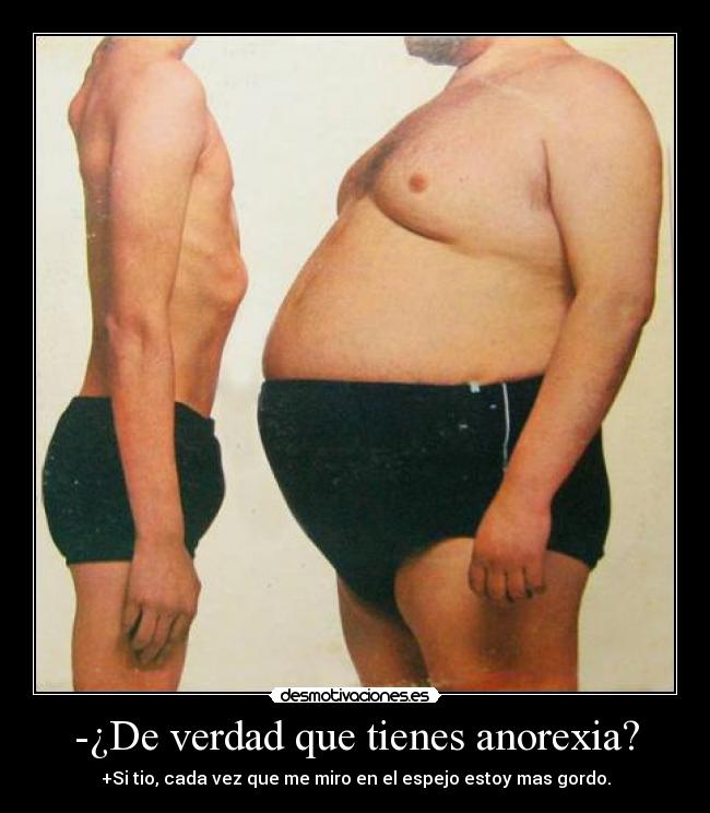 carteles gordo anorexia desmotivaciones