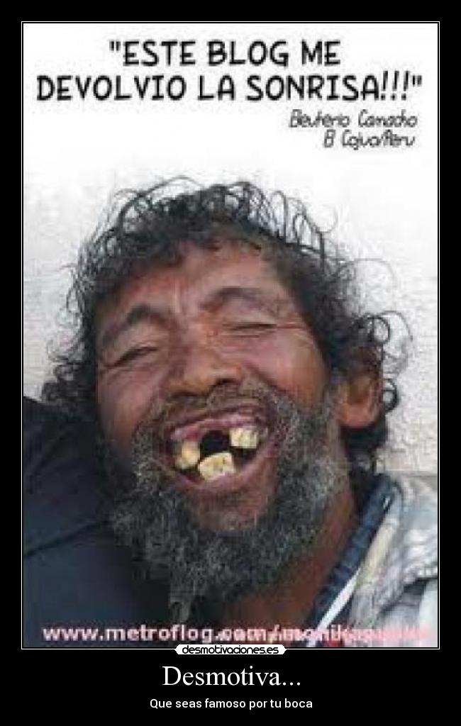 carteles que boca tan cuidada desmotivaciones