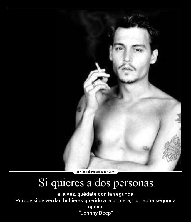 Si quieres a dos personas - 