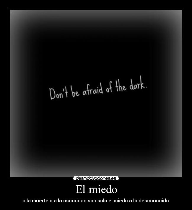 El miedo - 
